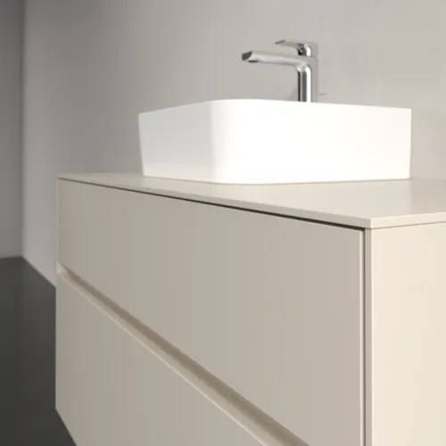 Bild von VILLEROY BOCH Collaro Waschbeckenunterschrank, 2 Auszüge, 1000 x 548 x 500 mm, Cashmere Grey / Cashmere Grey #C09500VN
