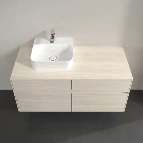 Bild von VILLEROY BOCH Collaro Waschbeckenunterschrank, 4 Auszüge, 1200 x 548 x 500 mm, White Oak / White Oak #C09800AA