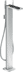 Bild von HANSGROHE AXOR MyEdition Einhebel-Wannenmischer bodenstehend ohne Platte #47442000 - Chrom