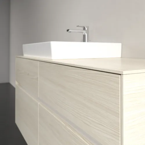 Bild von VILLEROY BOCH Collaro Waschbeckenunterschrank, 4 Auszüge, 1200 x 548 x 500 mm, White Oak / White Oak #C08200AA