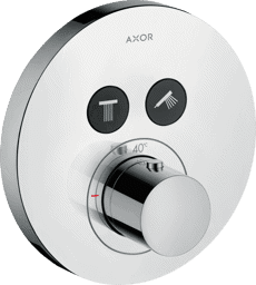 Bild von HANSGROHE AXOR ShowerSolutions Thermostat Unterputz rund für 2 Verbraucher #36723000 - Chrom