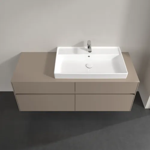 Bild von VILLEROY BOCH Collaro Waschbeckenunterschrank, mit Beleuchtung, 4 Auszüge, 1400 x 548 x 500 mm, Taupe / Taupe #C090B0VM