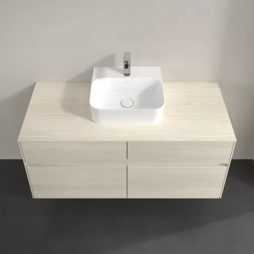 Bild von VILLEROY BOCH Collaro Waschbeckenunterschrank, 4 Auszüge, 1200 x 548 x 500 mm, White Oak / White Oak #C09700AA