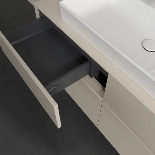 Bild von VILLEROY BOCH Collaro Waschbeckenunterschrank, 4 Auszüge, 1200 x 548 x 500 mm, Cashmere Grey / Cashmere Grey #C08700VN