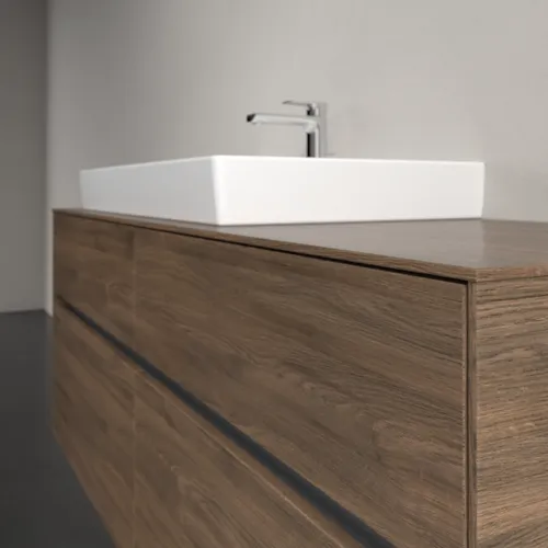 Bild von VILLEROY BOCH Collaro Waschbeckenunterschrank, 4 Auszüge, 1400 x 548 x 500 mm, Arizona Oak / Arizona Oak #C08900VH