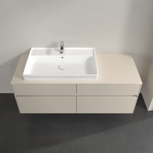Bild von VILLEROY BOCH Collaro Waschbeckenunterschrank, 4 Auszüge, 1400 x 548 x 500 mm, Cashmere Grey / Cashmere Grey #C08900VN