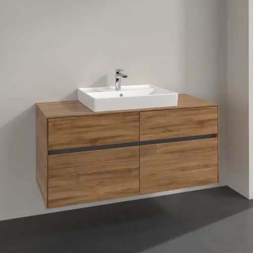 VILLEROY BOCH Collaro Waschbeckenunterschrank, 4 Auszüge, 1200 x 548 x 500 mm, Kansas Oak #C08100RH, Bild 2