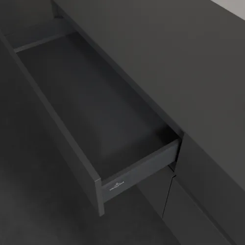 VILLEROY BOCH Collaro Waschbeckenunterschrank, mit Beleuchtung, 4 Auszüge, 1600 x 548 x 500 mm, Graphite / Graphite #C079B0VR, Bild 8