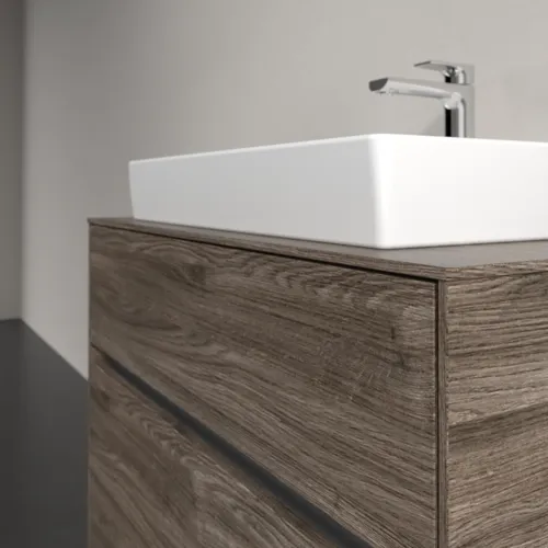 Bild von VILLEROY BOCH Collaro Waschbeckenunterschrank, 2 Auszüge, 800 x 548 x 500 mm, Stone Oak #C08000RK