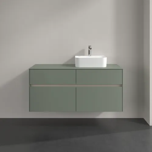 Obrázek VILLEROY BOCH Toaletní skříňka Collaro, 4 výsuvy, 1200 x 548 x 500 mm, Soft Green / Soft Green #C09900AF