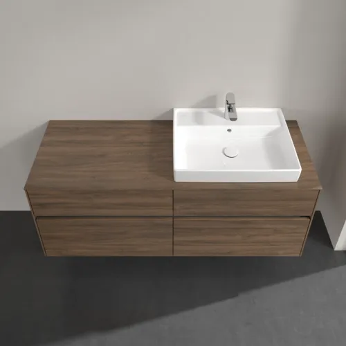 Bild von VILLEROY BOCH Collaro Waschbeckenunterschrank, mit Beleuchtung, 4 Auszüge, 1400 x 548 x 500 mm, Arizona Oak / Arizona Oak #C086B0VH