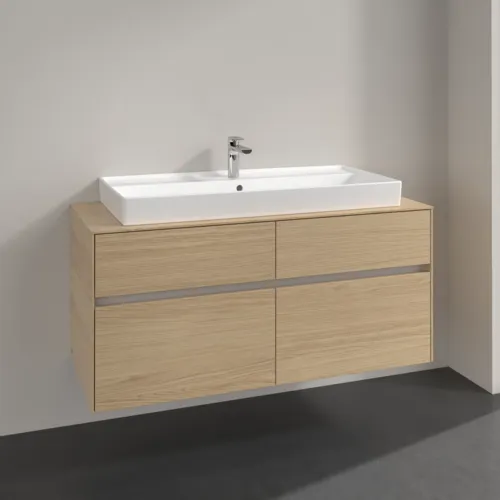 Bild von VILLEROY BOCH Collaro Waschbeckenunterschrank, 4 Auszüge, 1200 x 548 x 500 mm, Nordic Oak / Nordic Oak #C09100VJ