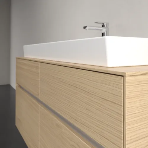 Bild von VILLEROY BOCH Collaro Waschbeckenunterschrank, 4 Auszüge, 1200 x 548 x 500 mm, Nordic Oak / Nordic Oak #C09100VJ