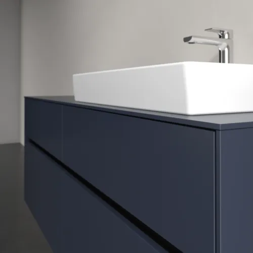 Bild von VILLEROY BOCH Collaro Waschbeckenunterschrank, mit Beleuchtung, 4 Auszüge, 1400 x 548 x 500 mm, Marine Blue / Marine Blue #C086B0VQ