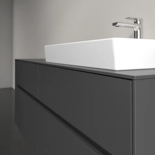 Obrázek VILLEROY BOCH Collaro Vanity unit, with lighting, 4 pull-out compartments, 1400 x 548 x 500 mm, Graphite / Graphite #C086B0VR