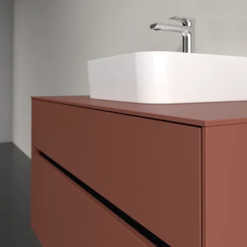 VILLEROY BOCH Collaro Waschbeckenunterschrank, 2 Auszüge, 1000 x 548 x 500 mm, Wine Red / Wine Red #C09400AH, Bild 5