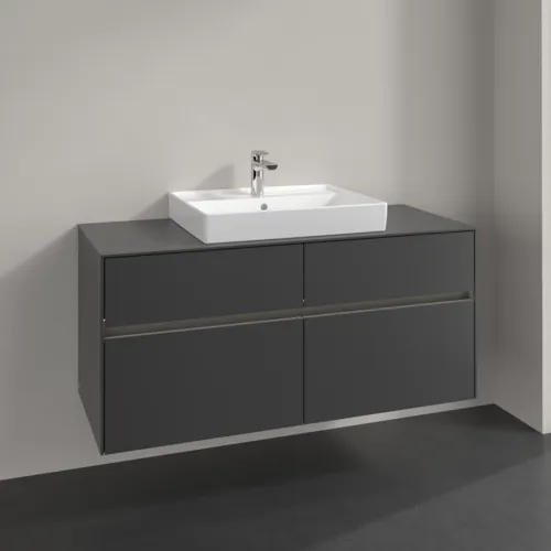VILLEROY BOCH Collaro Waschbeckenunterschrank, mit Beleuchtung, 4 Auszüge, 1200 x 548 x 500 mm, Graphite / Graphite #C081B0VR, Bild 2