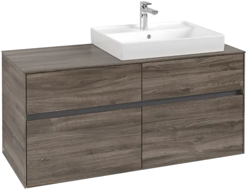 VILLEROY BOCH Collaro Vanity unit, 4 pull-out compartments, 1200 x 548 x 500 mm, Stone Oak #C08300RK resmi