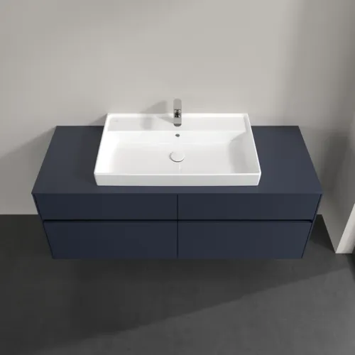 Bild von VILLEROY BOCH Collaro Waschbeckenunterschrank, mit Beleuchtung, 4 Auszüge, 1400 x 548 x 500 mm, Marine Blue / Marine Blue #C088B0VQ