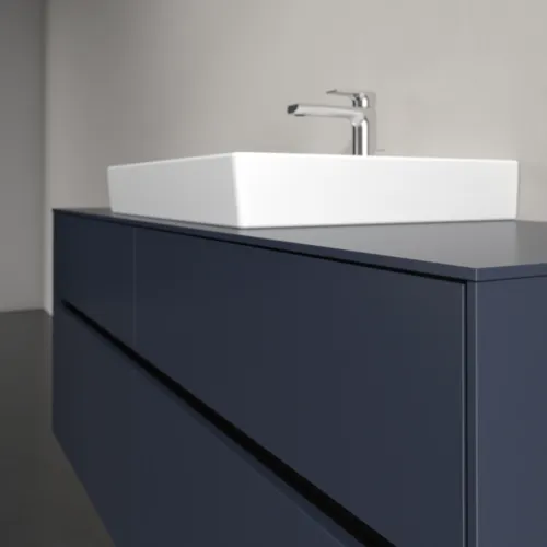 Bild von VILLEROY BOCH Collaro Waschbeckenunterschrank, 4 Auszüge, 1400 x 548 x 500 mm, Marine Blue / Marine Blue #C08400VQ