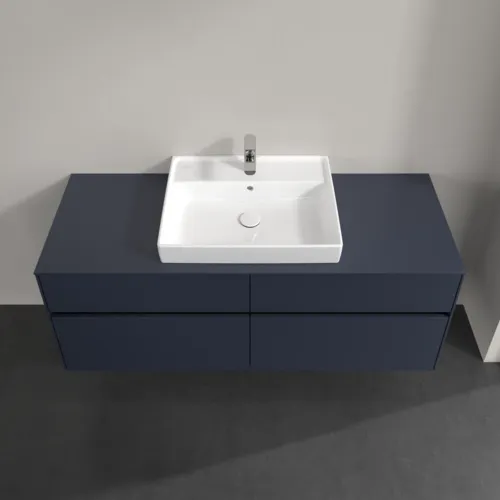 Bild von VILLEROY BOCH Collaro Waschbeckenunterschrank, 4 Auszüge, 1400 x 548 x 500 mm, Marine Blue / Marine Blue #C08400VQ