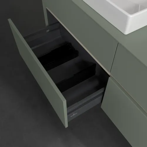 Bild von VILLEROY BOCH Collaro Waschbeckenunterschrank, 4 Auszüge, 1400 x 548 x 500 mm, Soft Green / Soft Green #C08500AF