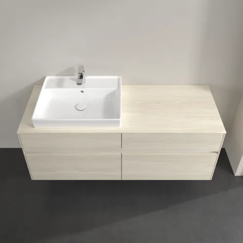 Bild von VILLEROY BOCH Collaro Waschbeckenunterschrank, 4 Auszüge, 1400 x 548 x 500 mm, White Oak / White Oak #C08500AA