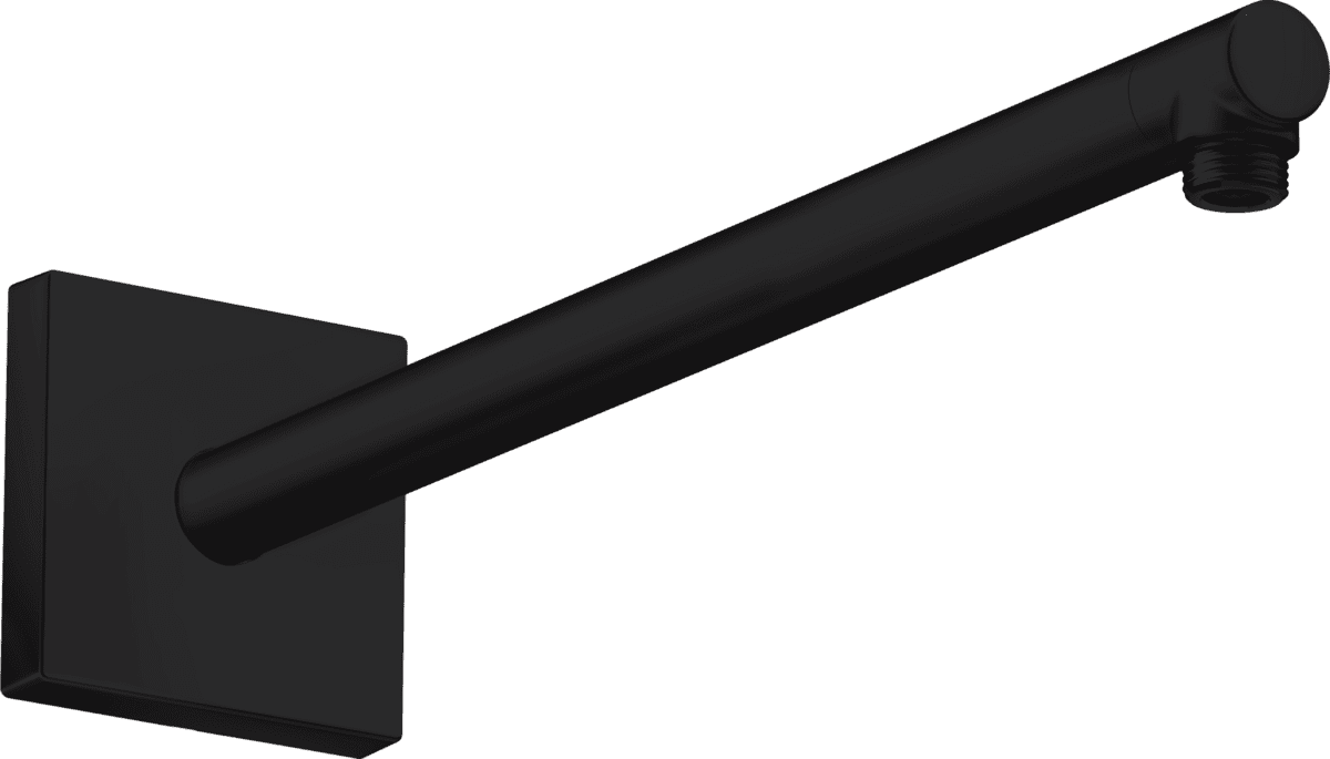 HANSGROHE AXOR ShowerSolutions Brausearm 390 mm eckig #26436670 - Mattschwarz