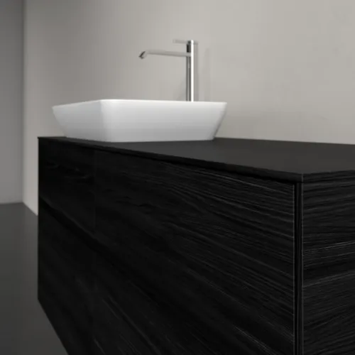 Bild von VILLEROY BOCH Collaro Waschbeckenunterschrank, 4 Auszüge, 1200 x 548 x 500 mm, Black Oak / Black Oak #C11300AB