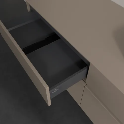 Bild von VILLEROY BOCH Collaro Waschbeckenunterschrank, 4 Auszüge, 1400 x 548 x 500 mm, Taupe / Taupe #C10200VM