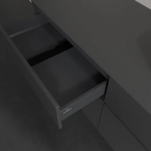 Bild von VILLEROY BOCH Collaro Waschbeckenunterschrank, 4 Auszüge, 1400 x 548 x 500 mm, Graphite / Graphite #C10200VR