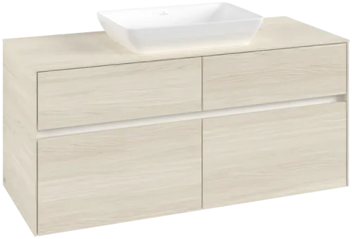 VILLEROY BOCH Collaro Vanity unit, 4 pull-out compartments, 1200 x 548 x 500 mm, White Oak / White Oak #C11200AA resmi