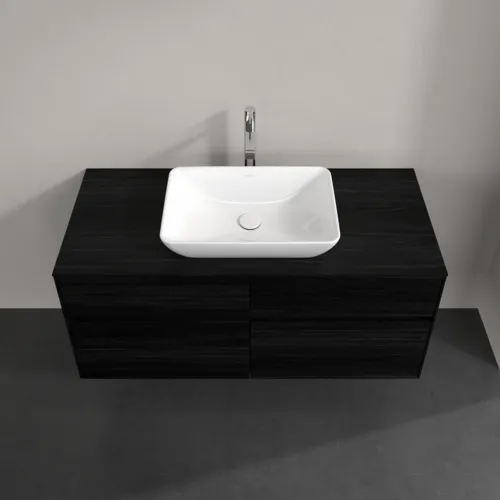 Bild von VILLEROY BOCH Collaro Waschbeckenunterschrank, 4 Auszüge, 1200 x 548 x 500 mm, Black Oak / Black Oak #C11200AB