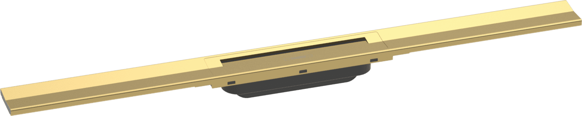 Зображення з  HANSGROHE RainDrain Flex Finish set shower drain 800 cuttable #56044990 - Polished Gold Optic