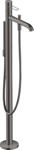 Bild von HANSGROHE AXOR Uno Einhebel-Wannenmischer bodenstehend mit Bügelgriff #38442340 - Brushed Black Chrome