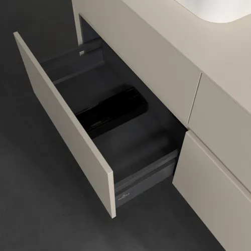 Bild von VILLEROY BOCH Collaro Waschbeckenunterschrank, 4 Auszüge, 1400 x 548 x 500 mm, Cashmere Grey / Cashmere Grey #C10100VN