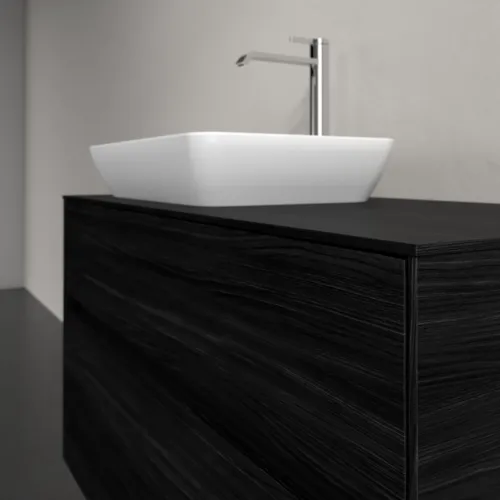 VILLEROY BOCH Collaro Waschbeckenunterschrank, 2 Auszüge, 1000 x 548 x 500 mm, Black Oak / Black Oak #C11000AB, Bild 5