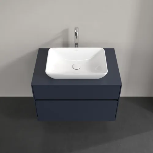 Bild von VILLEROY BOCH Collaro Waschbeckenunterschrank, mit Beleuchtung, 2 Auszüge, 800 x 548 x 500 mm, Marine Blue / Marine Blue #C108B0VQ