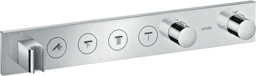 Bild von HANSGROHE AXOR ShowerSolutions Thermostatmodul Select 600/90 Unterputz für 4 Verbraucher Chrom 18357000