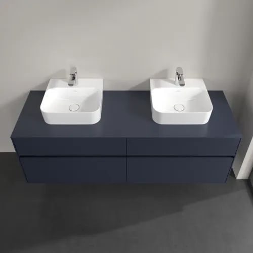 Bild von VILLEROY BOCH Collaro Waschbeckenunterschrank, 4 Auszüge, 1600 x 548 x 500 mm, Marine Blue / Marine Blue #C10700VQ