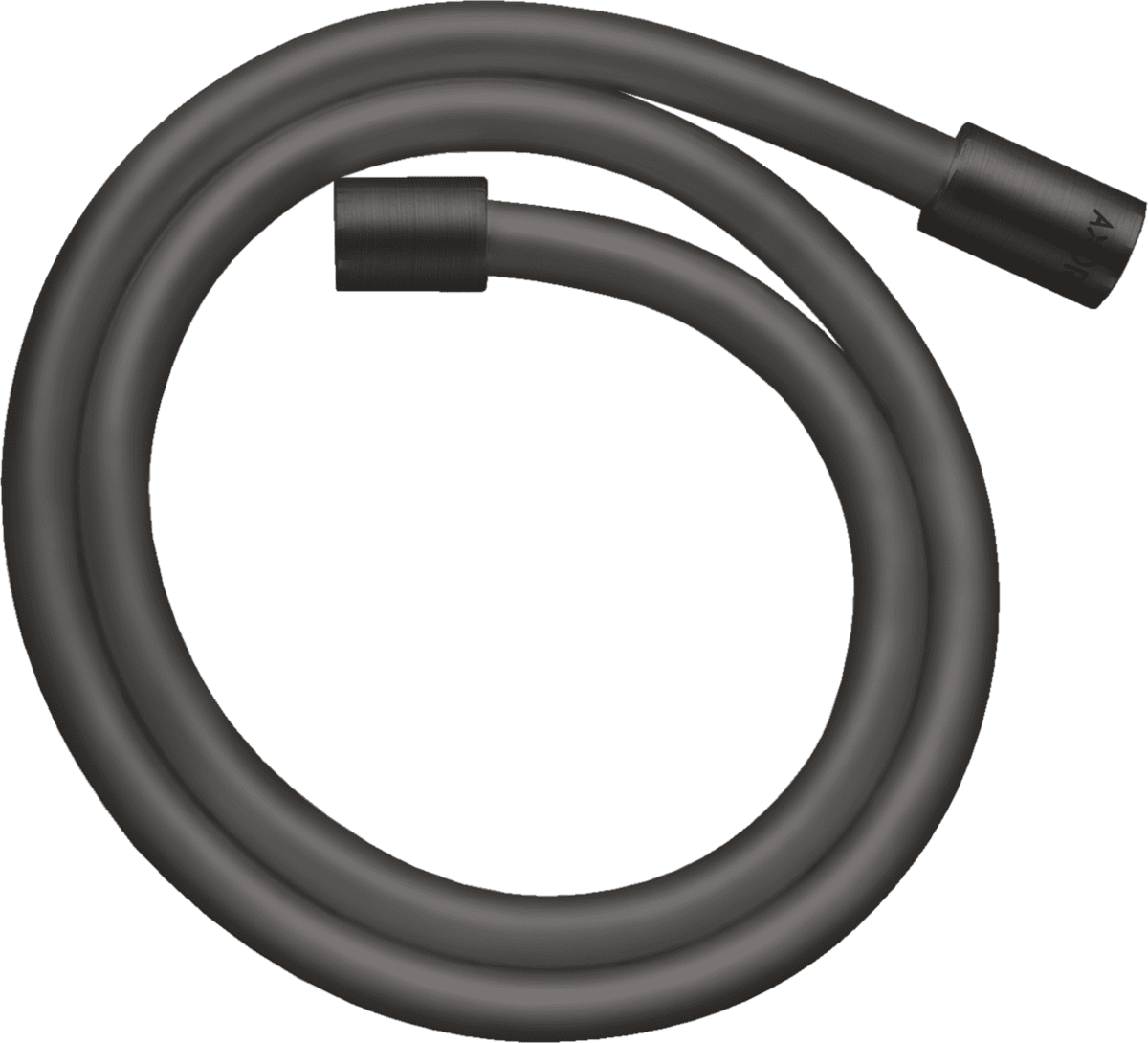 Picture of HANSGROHE AXOR Starck Metal effect shower hose 2.00 m with cylindrical nuts #28284340 - Brushed Black Chrome