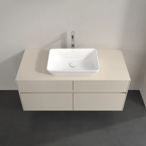 VILLEROY BOCH Collaro Waschbeckenunterschrank, mit Beleuchtung, 4 Auszüge, 1200 x 548 x 500 mm, Cashmere Grey / Cashmere Grey #C112B0VN, Bild 4