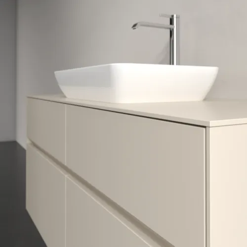 VILLEROY BOCH Collaro Waschbeckenunterschrank, mit Beleuchtung, 4 Auszüge, 1200 x 548 x 500 mm, Cashmere Grey / Cashmere Grey #C112B0VN, Bild 6