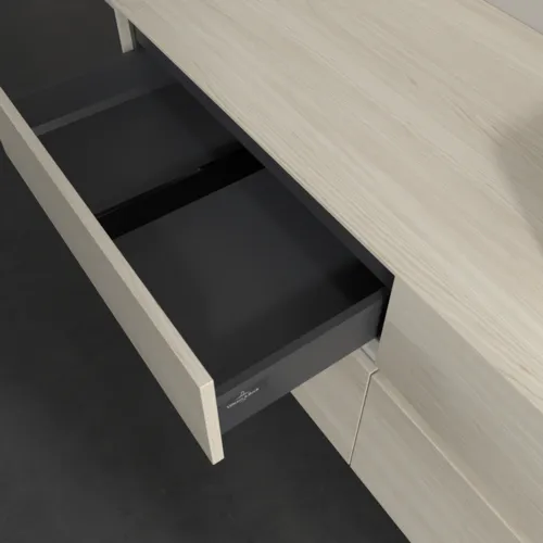 Bild von VILLEROY BOCH Collaro Waschbeckenunterschrank, 4 Auszüge, 1400 x 548 x 500 mm, White Oak / White Oak #C10200AA