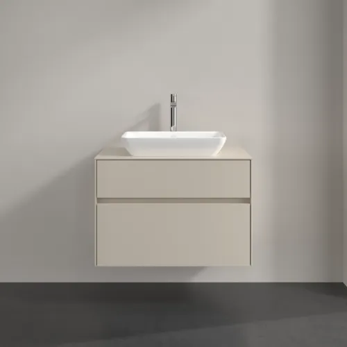 Bild von VILLEROY BOCH Collaro Waschbeckenunterschrank, 2 Auszüge, 800 x 548 x 500 mm, Cashmere Grey / Cashmere Grey #C10800VN