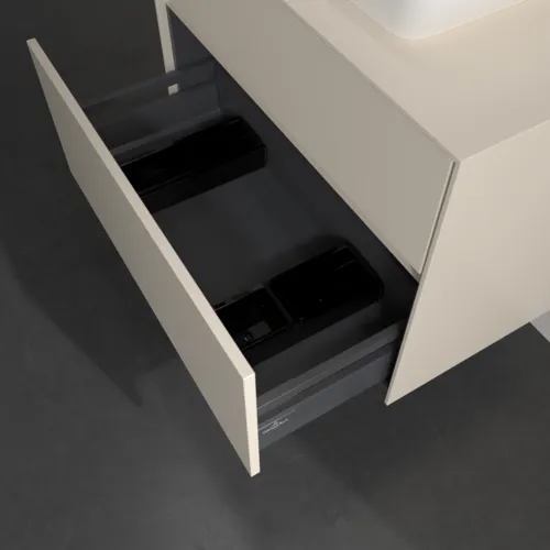 Bild von VILLEROY BOCH Collaro Waschbeckenunterschrank, 2 Auszüge, 800 x 548 x 500 mm, Cashmere Grey / Cashmere Grey #C10800VN