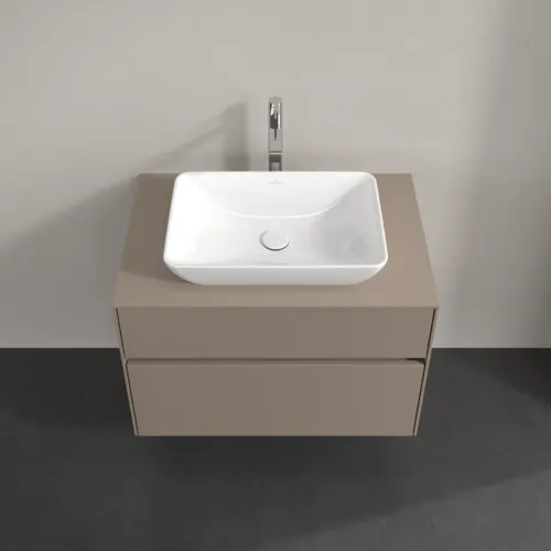 Bild von VILLEROY BOCH Collaro Waschbeckenunterschrank, 2 Auszüge, 800 x 548 x 500 mm, Taupe / Taupe #C10800VM