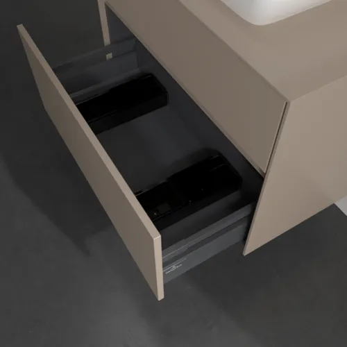 Bild von VILLEROY BOCH Collaro Waschbeckenunterschrank, 2 Auszüge, 800 x 548 x 500 mm, Taupe / Taupe #C10800VM