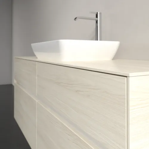 Bild von VILLEROY BOCH Collaro Waschbeckenunterschrank, 4 Auszüge, 1400 x 548 x 500 mm, White Oak / White Oak #C11600AA