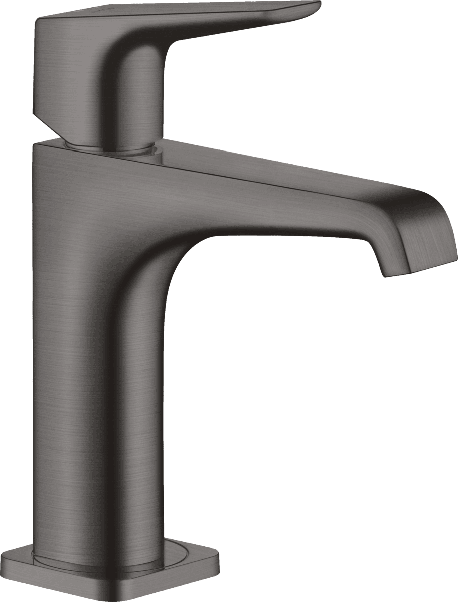 Bild von HANSGROHE AXOR Citterio E Einhebel-Waschtischmischer 130 mit Hebelgriff und Ablaufgarnitur #36111340 - Brushed Black Chrome